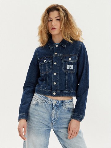 Calvin Klein Jeans Jeansová bunda 90 s J20J222789 Tmavomodrá Regular Fit