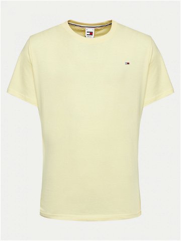 Tommy Jeans T-Shirt Classic DM0DM09598 Žlutá Regular Fit