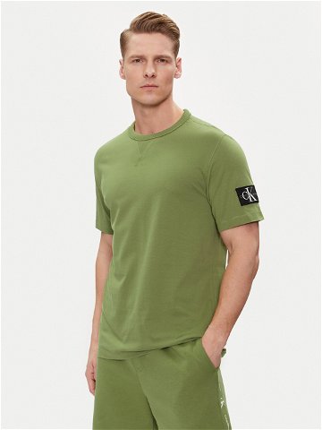 Calvin Klein Jeans T-Shirt J30J323484 Zelená Regular Fit