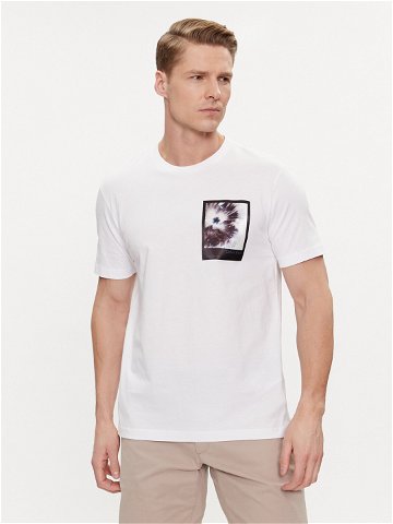 Calvin Klein T-Shirt Framed Flower Graphic K10K112492 Bílá Regular Fit