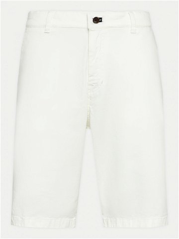 JOOP Jeans Šortky z materiálu 15 JJF-65Rudo-D 30041957 Bílá Regular Fit