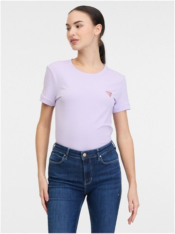 Světle fialové dámské tričko Guess