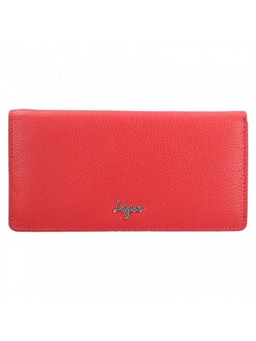 Dámská kožená peněženka Lagen Vivie – červená