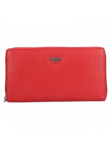 Dámská kožená peněženka Lagen Marge – červená