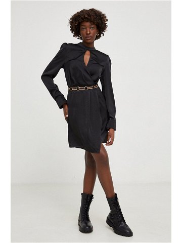 Šaty Answear Lab černá barva mini