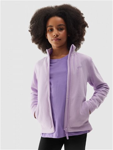 Dívčí fleece se stojáčkem regular – fialový