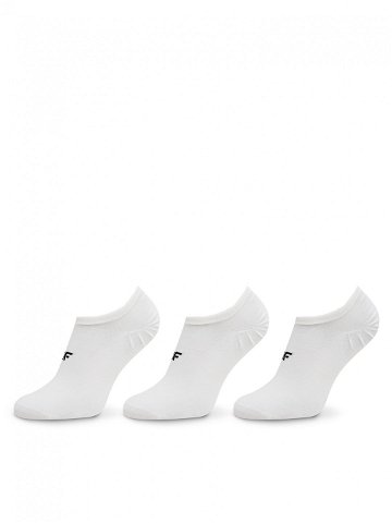 4F Sada 3 párů pánských ponožek 4FWMM00USOCM275 Bílá