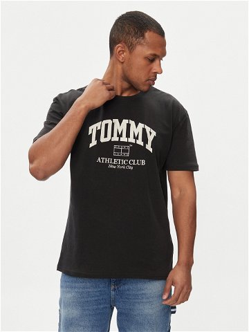 Tommy Jeans T-Shirt Athletic Club DM0DM18557 Černá Regular Fit
