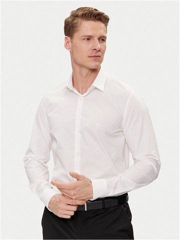 Calvin Klein Košile K10K112587 Bílá Slim Fit