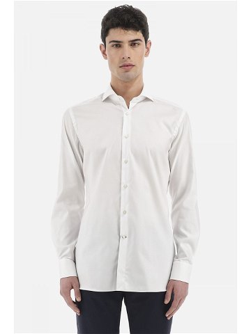 Košile la martina man shirt long sleeves wrinkle bílá 44