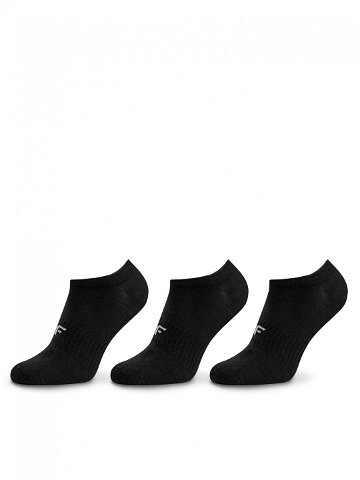 4F Sada 3 párů pánských ponožek 4FWMM00USOCM277 Černá