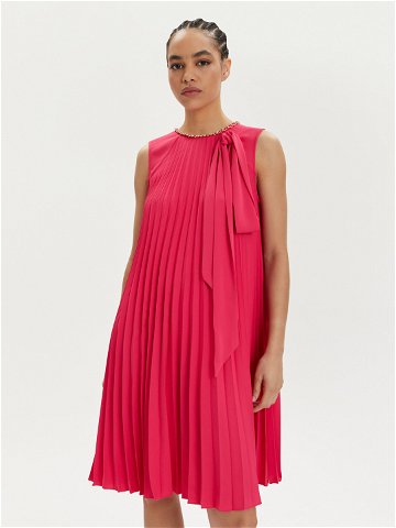 Nissa Koktejlové šaty RC14842 Růžová Regular Fit