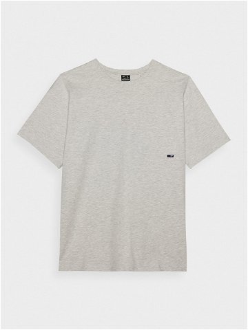 Hladké tričko oversize – šedé