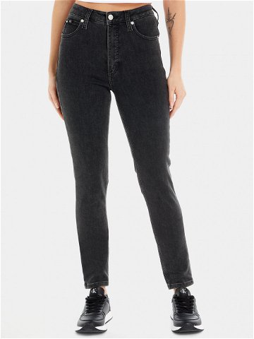 Calvin Klein Jeans Jeansy J20J221584 Černá Skinny Fit