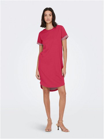 JDY Každodenní šaty Ivy 15174793 Růžová Regular Fit