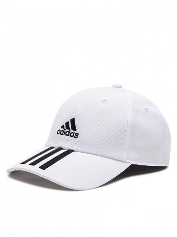 Adidas Kšiltovka Baseball 3-Stripes Twill Cap FQ5411 Bílá