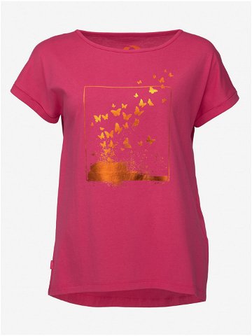 Růžové dámské tričko LOAP Bazala