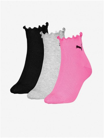 Sada tří párů dámských ponožek Puma