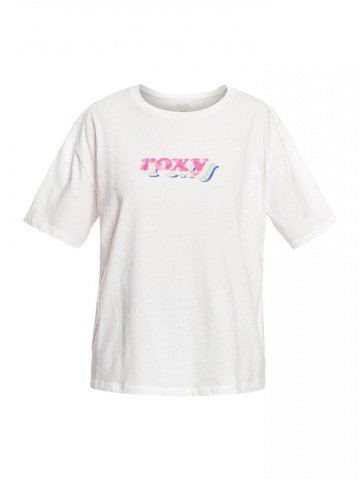 Roxy dámské tričko Sand Under The Sky Snow White Bílá Velikost XL 100 bavlna