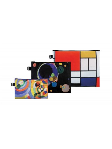 Loqi Mondrian Kandinsky Delaunay – Recycled Zip Pockets