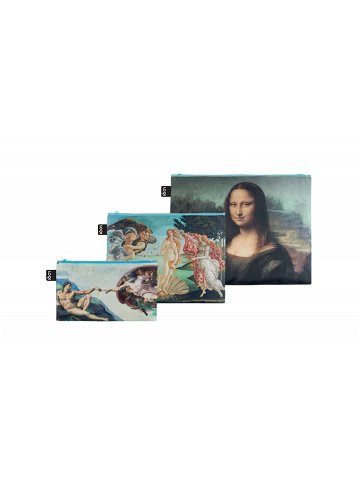 Loqi Michelangelo Botticelli Da Vinci Recycled Zip Pockets