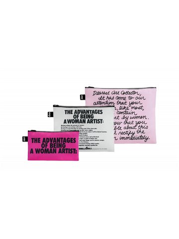 Loqi Guerrilla Girls – Dearest Art Collector and The Advantages Of Being A Woman Artist Recycled Zip Pockets