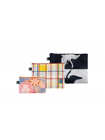 Loqi Hilma af Klint Mondrian – Recycled Zip Pockets
