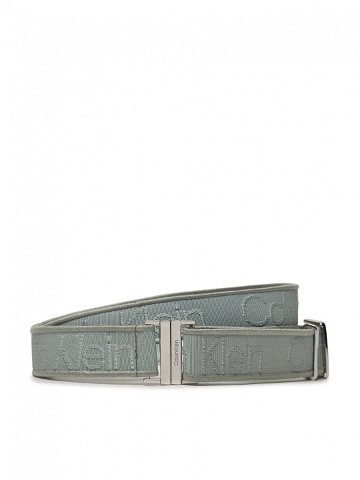 Calvin Klein Dámský pásek Gracie Logo Jacquard Belt 3 0 K60K611922 Šedá