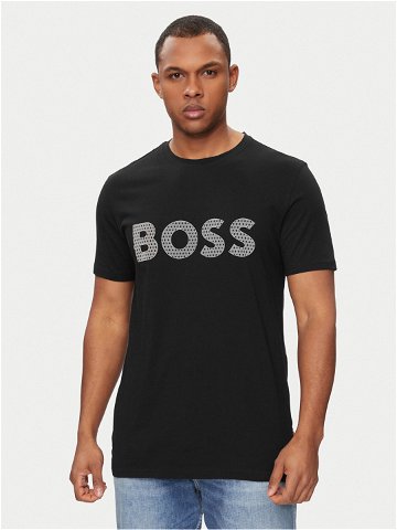 Boss T-Shirt Teebossrete 50495719 Černá Regular Fit