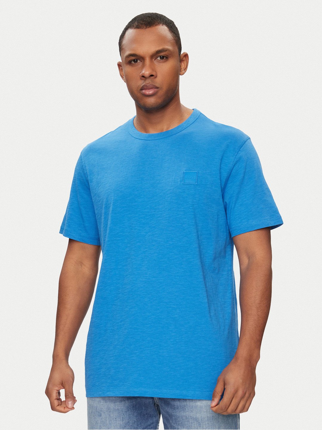 Boss T-Shirt Tegood 50478771 Modrá Regular Fit