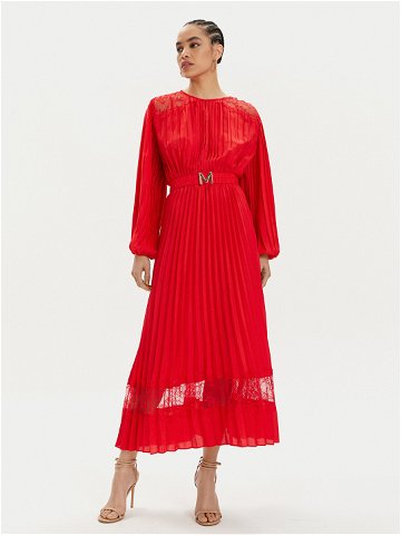 Lola Casademunt by Maite Večerní šaty MS2416006 Červená Regular Fit