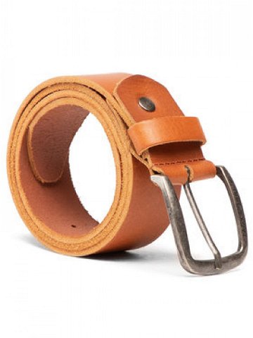 Jack & Jones Pánský pásek Jackpaul Leather Belt 12111286 Hnědá