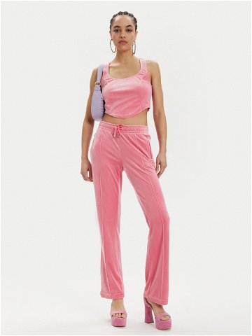 Juicy Couture Teplákové kalhoty Tina JCAPW045 Růžová Regular Fit