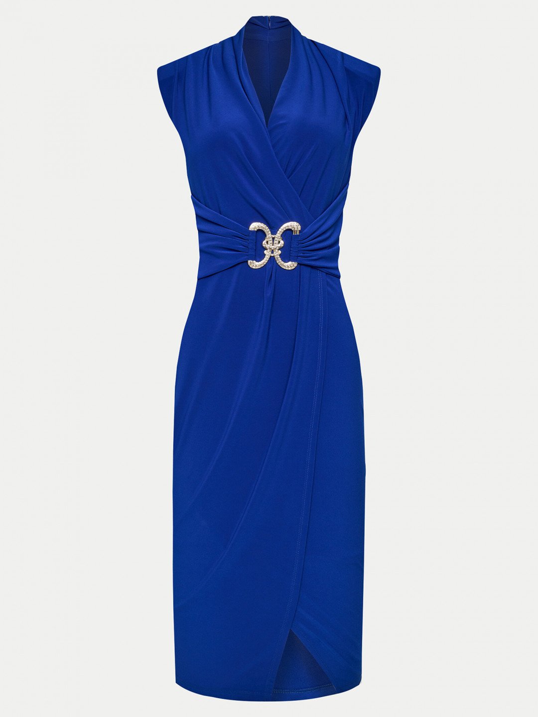 Joseph Ribkoff Koktejlové šaty 242711 Modrá Slim Fit