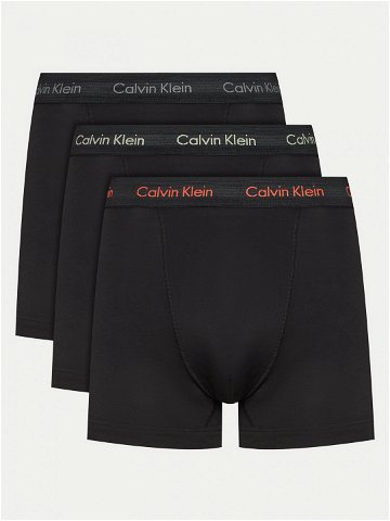 Calvin Klein Underwear Sada 3 kusů boxerek 0000U2662G Černá