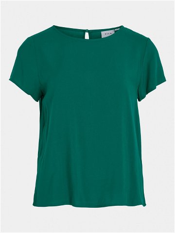 Vila T-Shirt Paya 14067404 Zelená Regular Fit