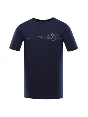 Tmavě modré pánské tričko ALPINE PRO Nord