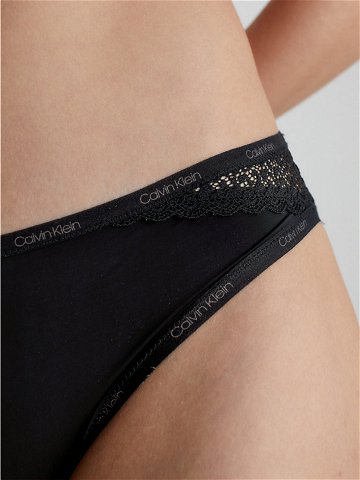 Dámské kalhotky Bikini Briefs Flirty 000QF5153E 001 černá – Calvin Klein XL