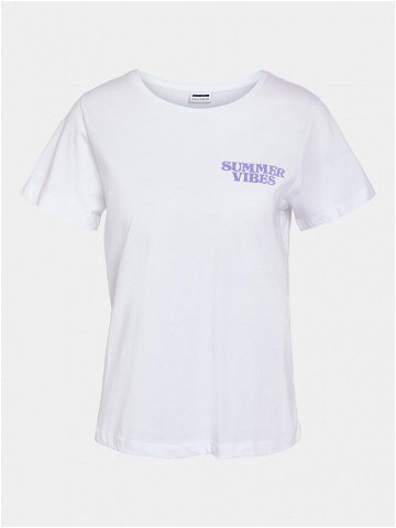 Noisy May T-Shirt Sun 27030257 Bílá Oversize