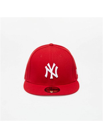 New Era 59Fifty MLB Basic New York Yankees Cap Scarlet White