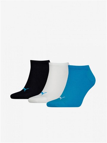 Puma Sneaker Plain Ponožky 3 páry Černá