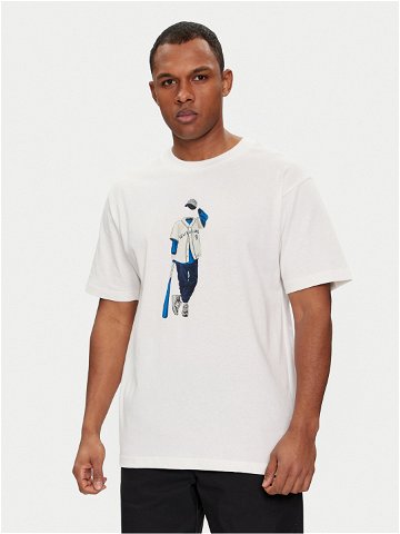 New Balance T-Shirt Basketball Style MT41577 Bílá Relaxed Fit