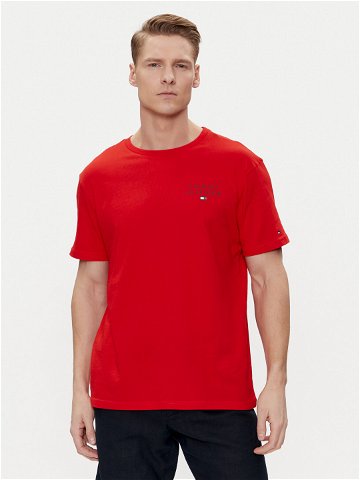 Tommy Hilfiger T-Shirt UM0UM02916 Červená Regular Fit