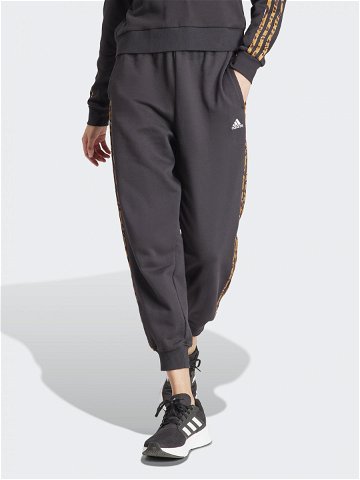 Adidas Teplákové kalhoty Essentials 3-Stripes IS2155 Černá Loose Fit