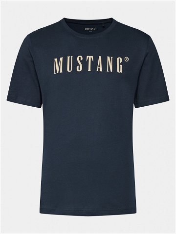 Mustang T-Shirt Austin 1014695 Tmavomodrá Regular Fit