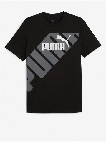 Černé pánské tričko Puma Power Graphic Tee