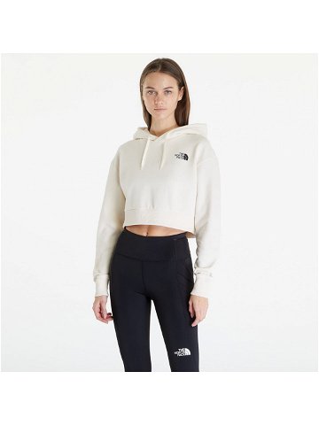 The North Face Trend Cropped Fleece Hoodie White Dune