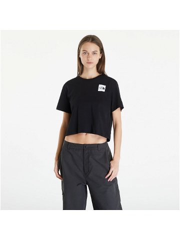 The North Face S S Cropped Fine Tee TNF Black