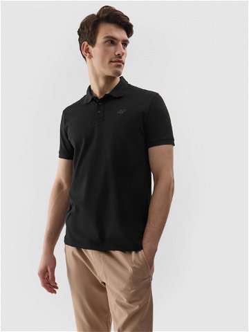 Pánské polo tričko regular – černé