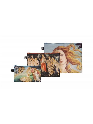 Loqi Sandro Botticelli – Birth of Venus Primavera Portrait of Venus Recycled Zip Pockets